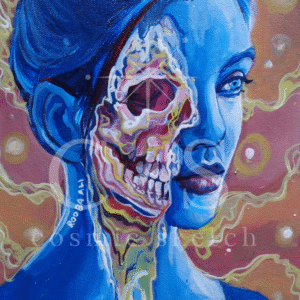 Skull Melt (Digital Print)